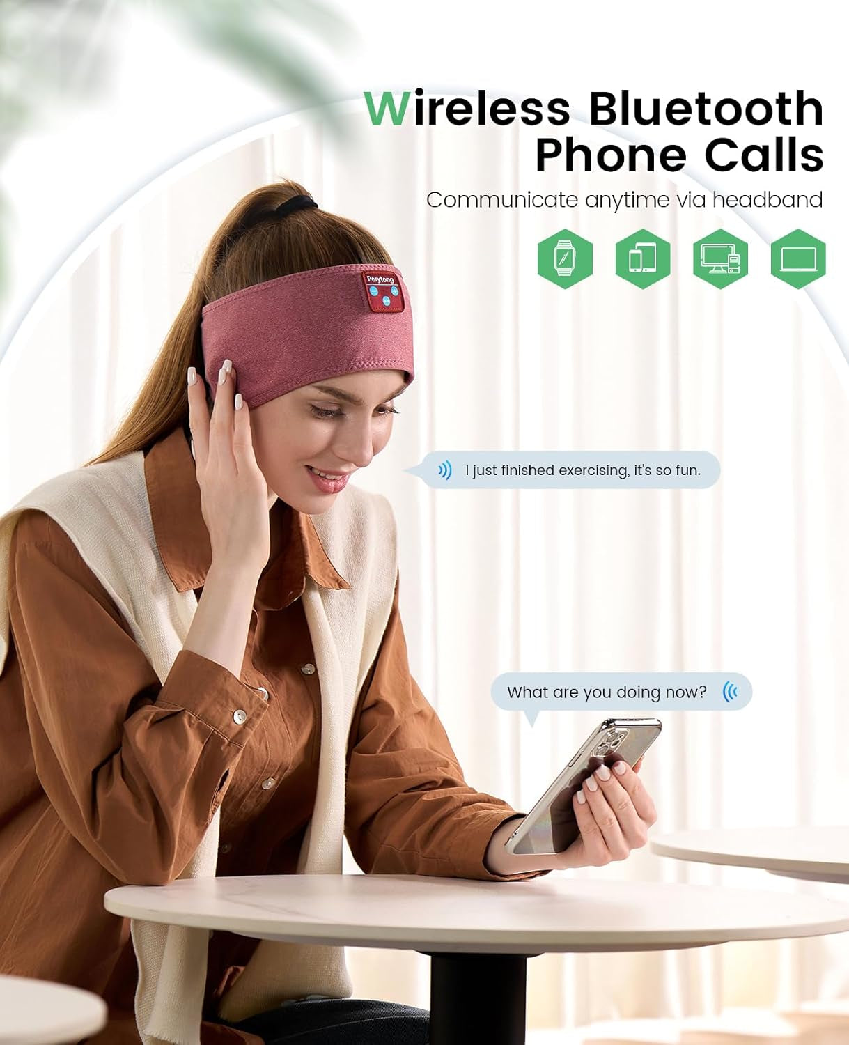 Sleep Headphones Bluetooth 5.2 Headband, Sports Wireless Earphones Music Sleeping Eye Mask Earbuds with HD Stereo Speaker for Mom Dad Women Men Teen Running Cool Gadgets Unique Gifts