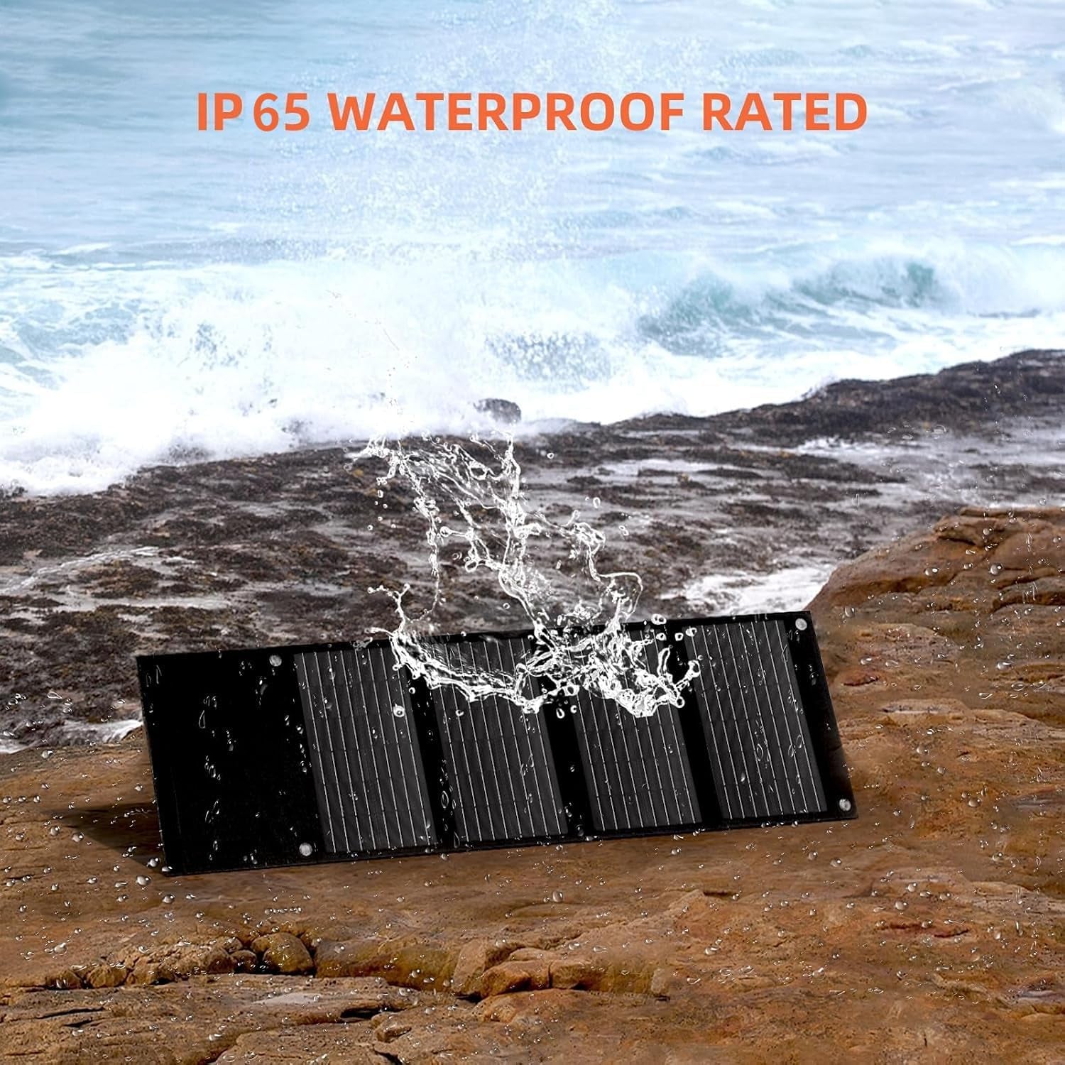 30W Solar Charger, Portable Sunpower Solar Panels for Camping Essentials & Emergency, Gift for Dad/Husband, IP65 Waterproof Fast Charging for Phone, Tablet, Power Bank, Battery Pack1