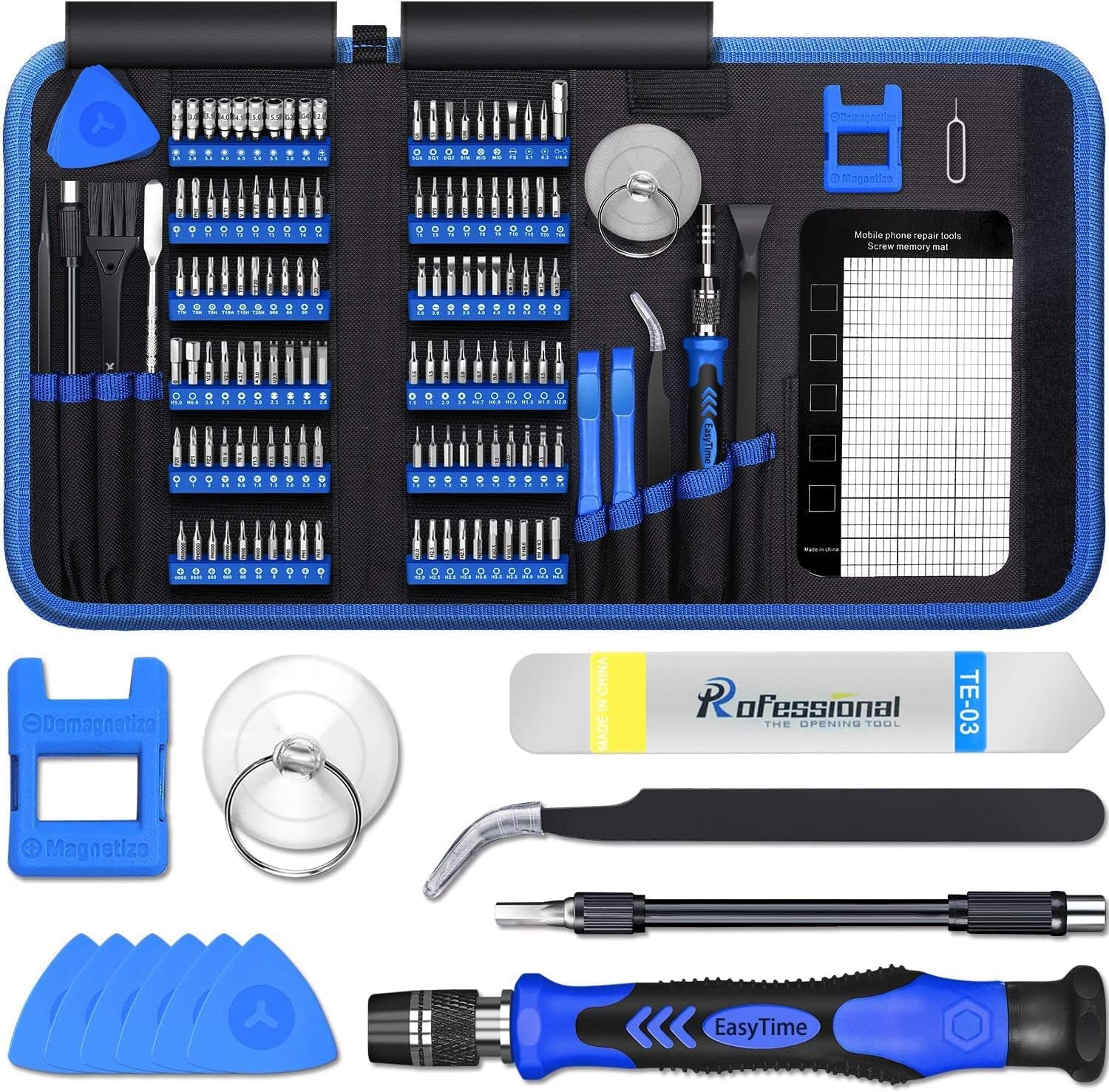 140 in 1 Precision Screwdriver Set, Professional Computer, Laptop Repair Tool Kit, Cell Phone Repair Tool Kit, Compatible for Iphone, Tablet, Macbook, PC, and Xbox Repair
