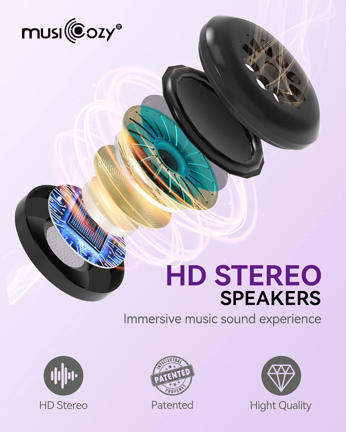 Sleep Headphones Bluetooth 5.2 Sleep Mask 3D Wireless Music Sleeping Headphones Headband Eye Mask Sleep Earbuds for Side Sleepers Mom Women Cool Tech Gadgets Gifts