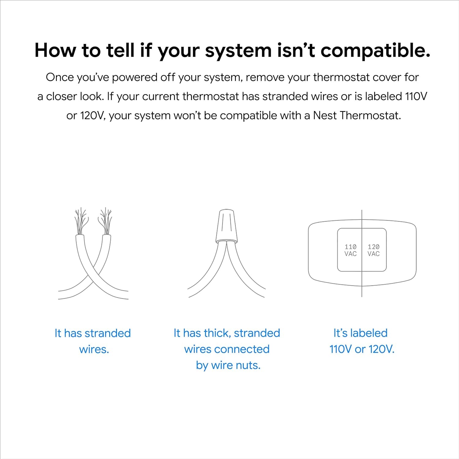 Nest Thermostat - Smart Thermostat for Home - Programmable Wifi Thermostat - Snow