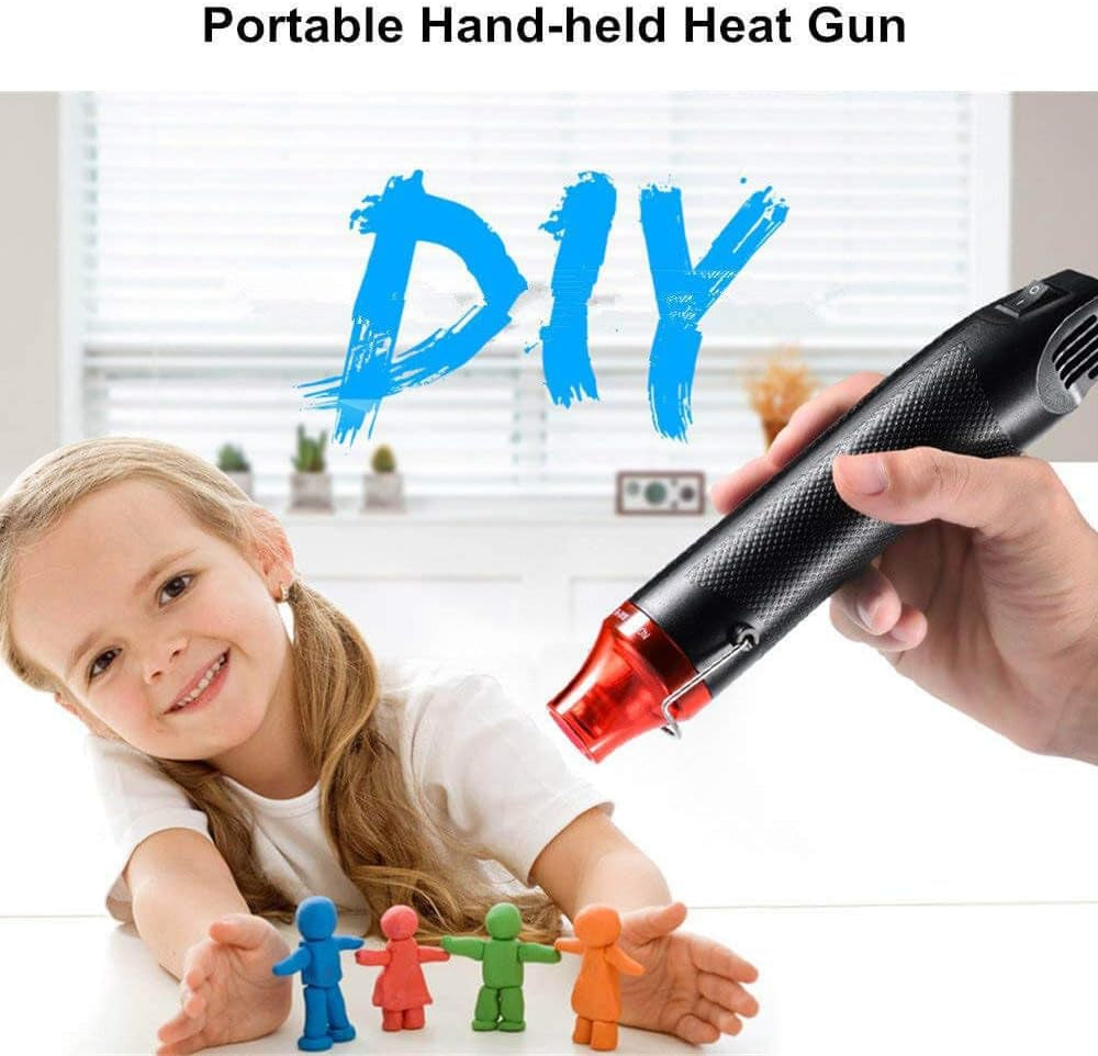 Sumi Living Mini Heat Gun, Electric Phone Repair Heat Tool Compact Hot Air Gun for DIY Embossing Shrink Wrap Drying Paint 110V