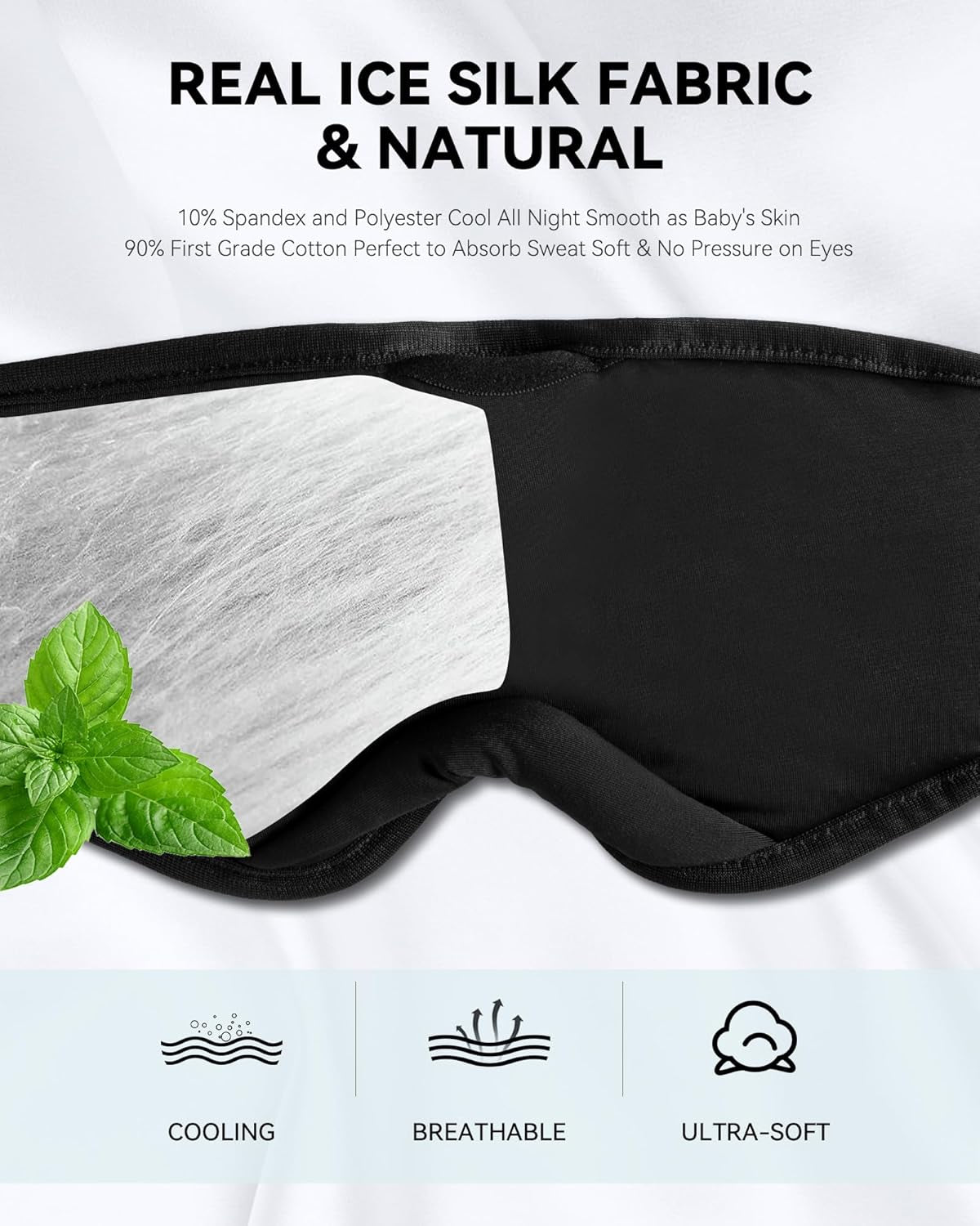 Sleep Headphones Bluetooth Sleep Eye Mask for Sleeping Wireless Music Sleeping Headphones Headband Eye Mask Sleep Earbuds for Side Sleepers Men Women with Speakers Cool Tech Gadgets