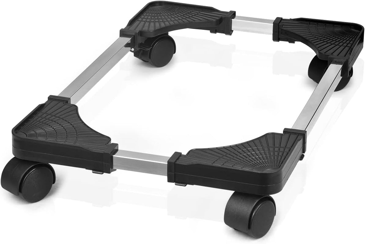 Computer Tower Stand, Adjustable Mobile CPU Stand with Rolling Caster Wheels, Premium PC Tower Stand Holder for Floor Carpet Gaming PC Case