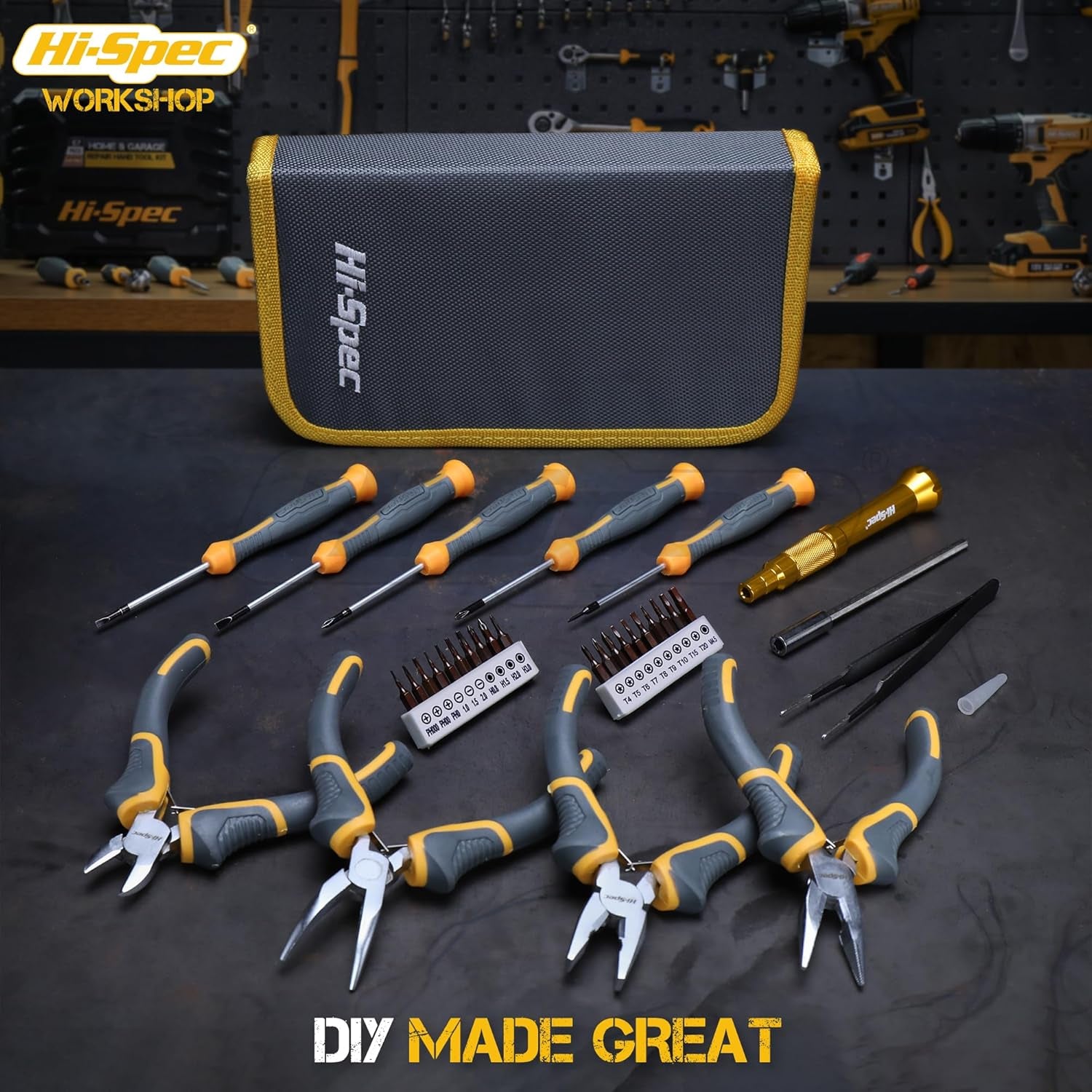 32Pc Electronics Repair & Opening Tool Kit Set for Laptops, Phones, Devices, Computer & Gaming Accessories. Precision Small Screwdrivers with Pentalobe Bits for Iphones & Macbooks