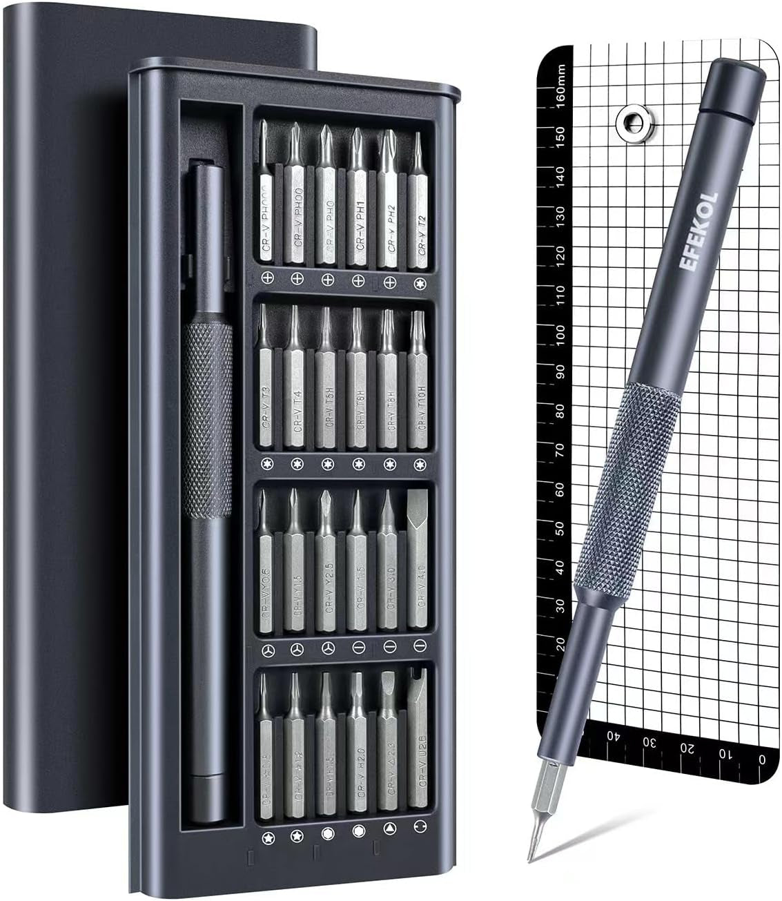 27 in 1 Mini Small Precision Screwdriver Set, Electronics Torx Repair Tiny Tool Kit,For Ring Doorbell, Laptop, Switch, PS5, Xbox, Macbook, Iphone, Watch, Glasses