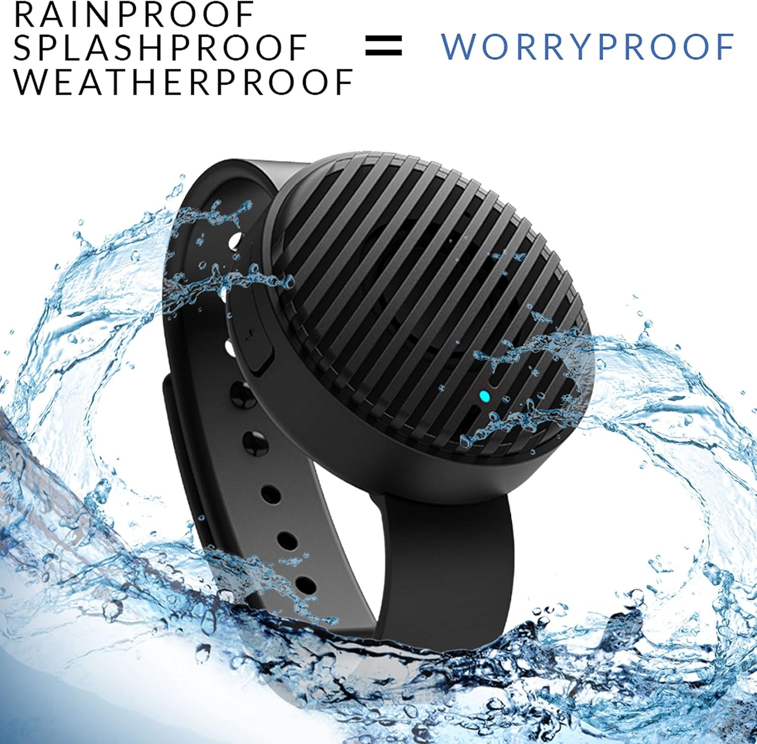 Boomband Wearable Wireless Waterproof Wrist Portable Sports Bluetooth Speaker Watch with Speakerphone & Ultra Low Profile Design for Climbing, Hiking, Running