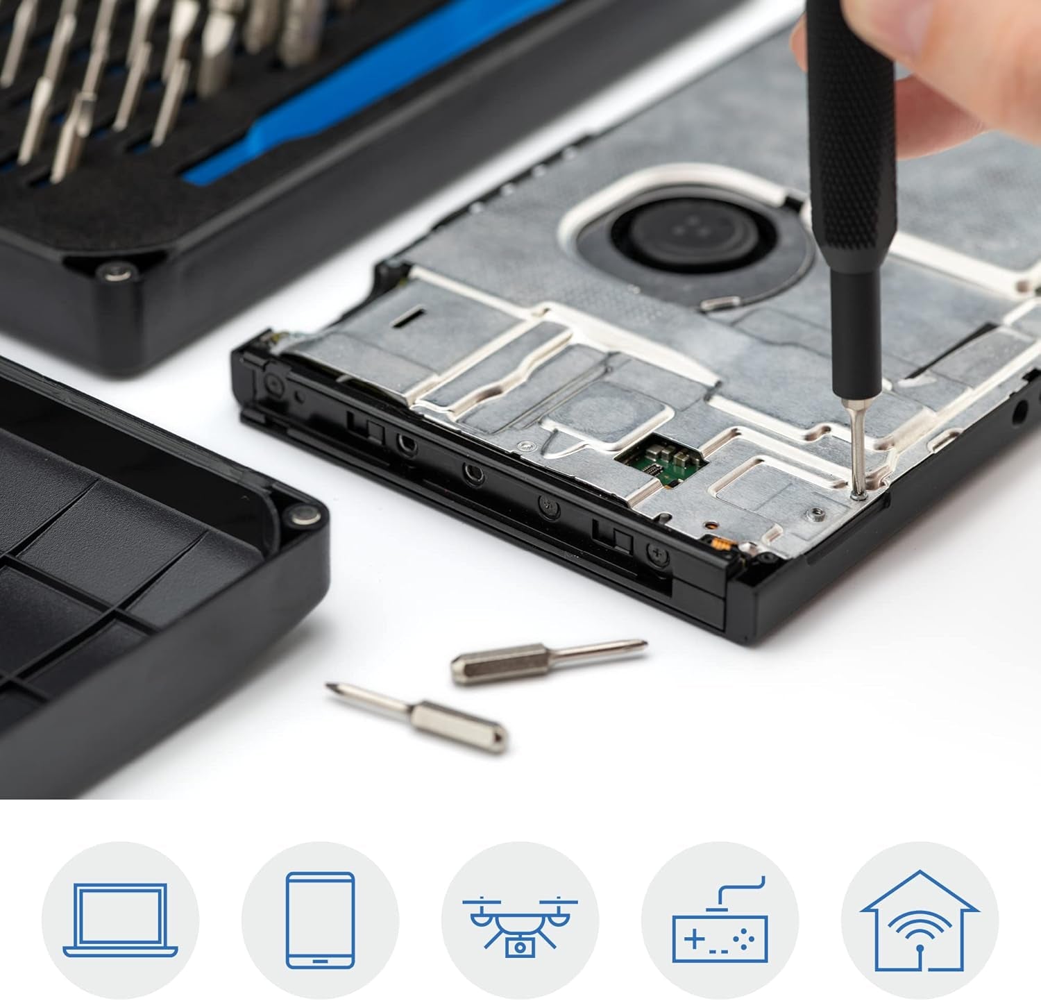 Mako Driver Kit - 64 Precision Bit Set for Electronics Repair