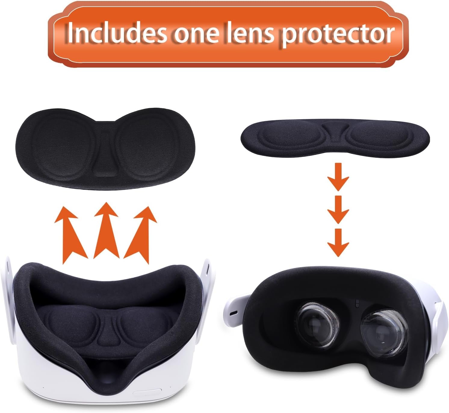 LTGEM VR Case Compatible with Oculus Meta Quest 3S / Quest 3 / Quest 2 Official Original/Elite Strap Version VR Headset and Touch Controller Accessories, Suitable for Travel and Home Storage(Black)