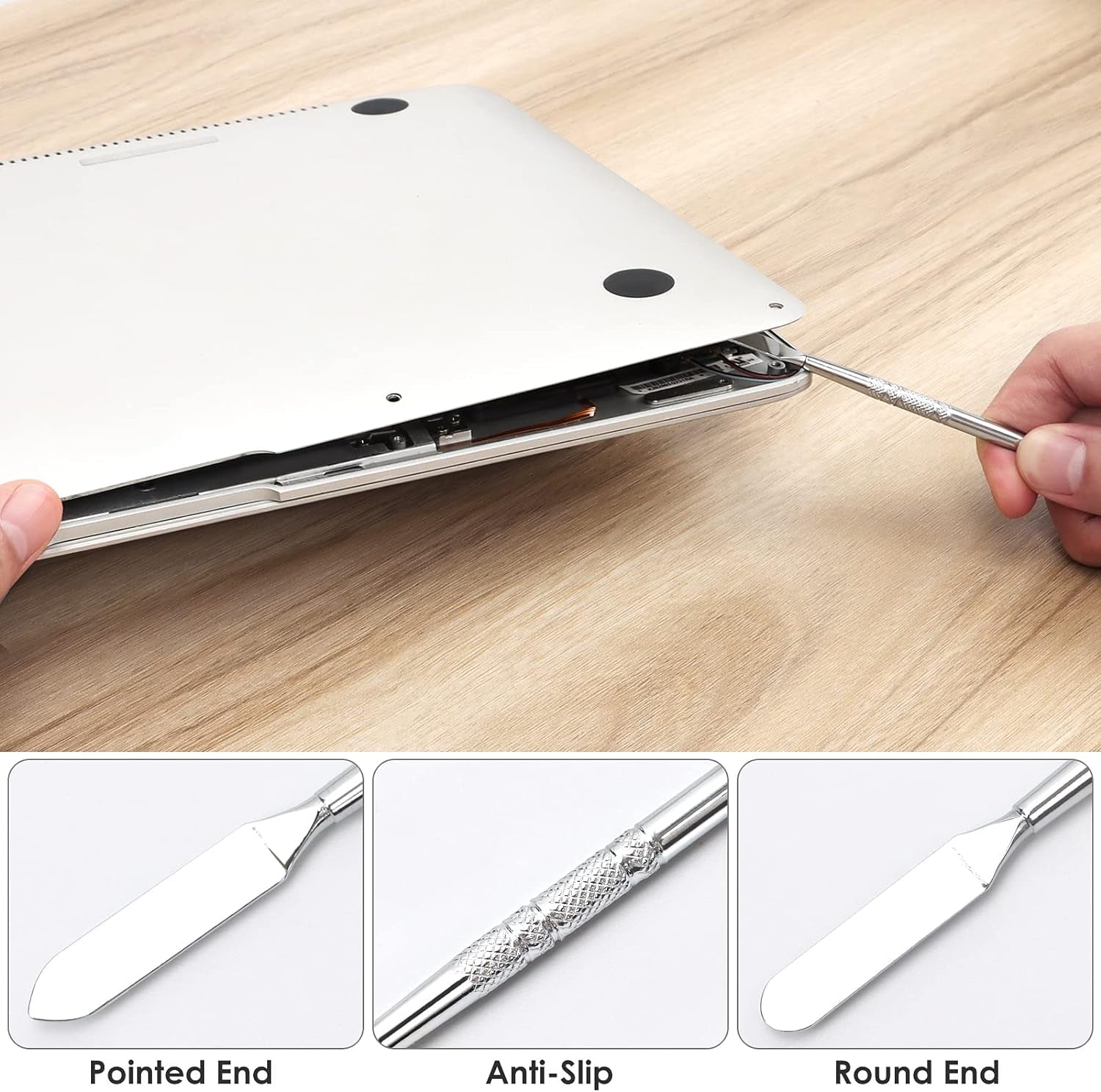 Spudger Pry Tool Kit 11 Piece Opening Tool, Plastic & Metal Spudger Tool Kit, Ultimate Prying & Open Tool for Iphone, Laptop, Ipad, Cell Phone, Macbook, Tablet, Computer, Electronics Repair