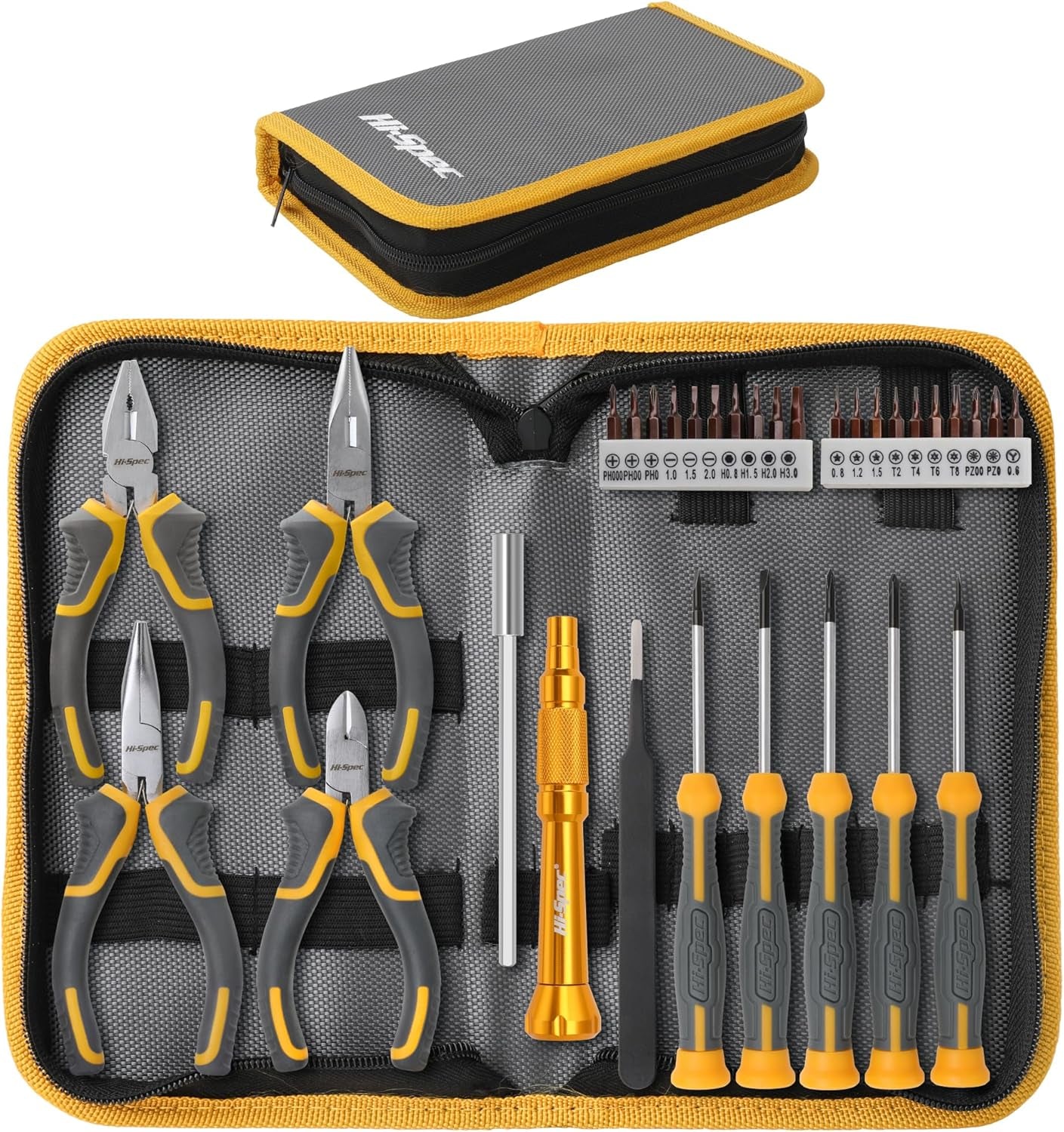 32Pc Electronics Repair & Opening Tool Kit Set for Laptops, Phones, Devices, Computer & Gaming Accessories. Precision Small Screwdrivers with Pentalobe Bits for Iphones & Macbooks