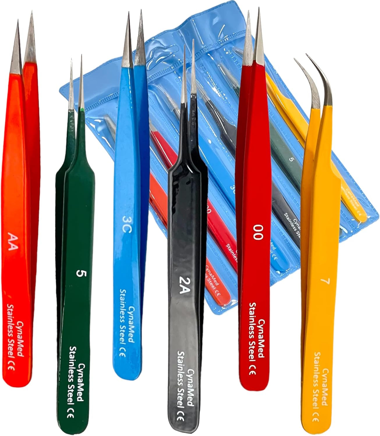 Lot of 6 Jewelry Repair Tweezers Jewelry Nipper Repair Hand Tool Diy Soldering, Electronic Device Repair, Jewelry Crafting ()