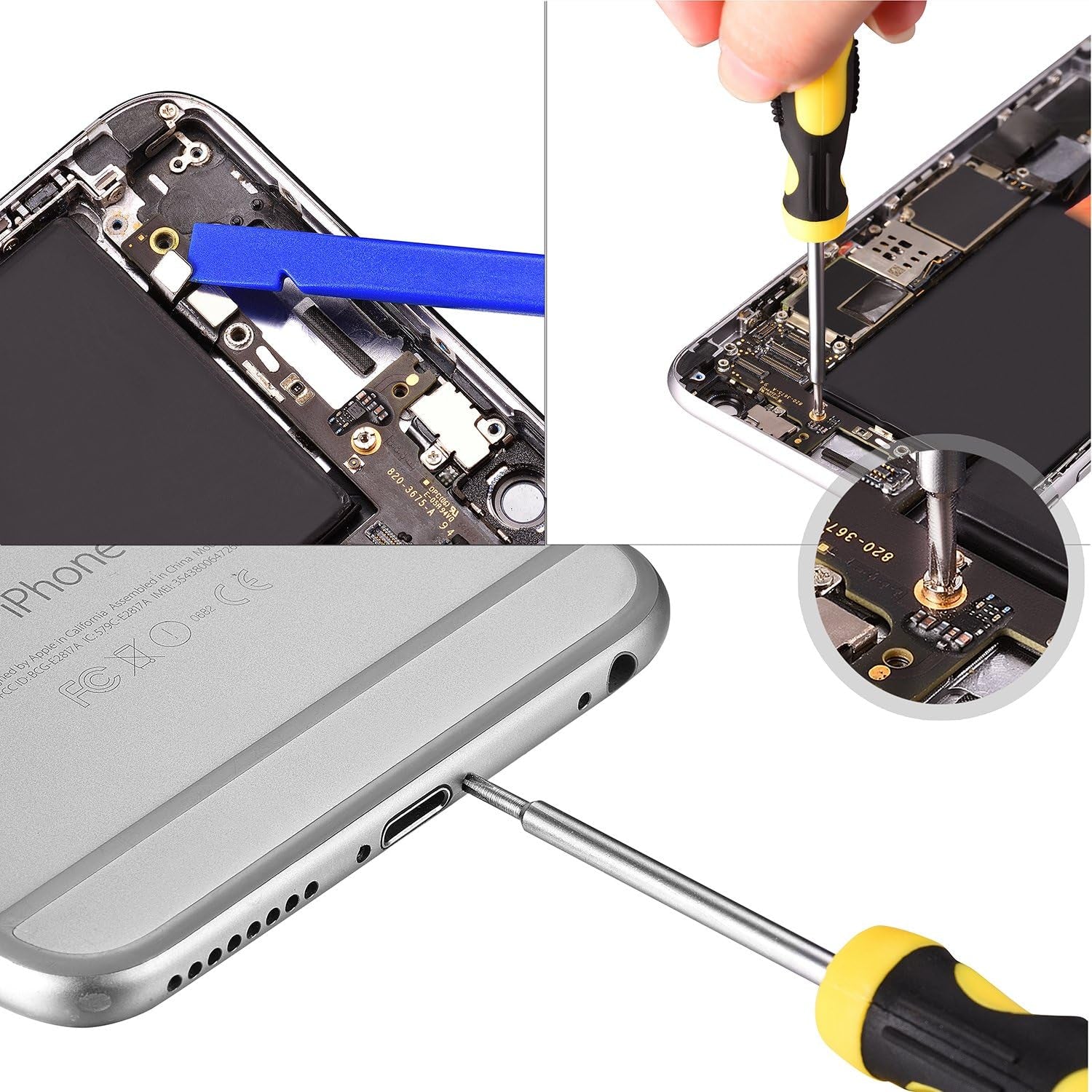 25Pcs Electronics Repair Tool Kit,  Precision Screwdriver Set Magnetic for Fix Apple Iphone,Cell Phone,Smart Watch,Computer,Pc,Tablet,Ipad,Camera,Xbox,Ps4 Pry Open Replace Screen Battery