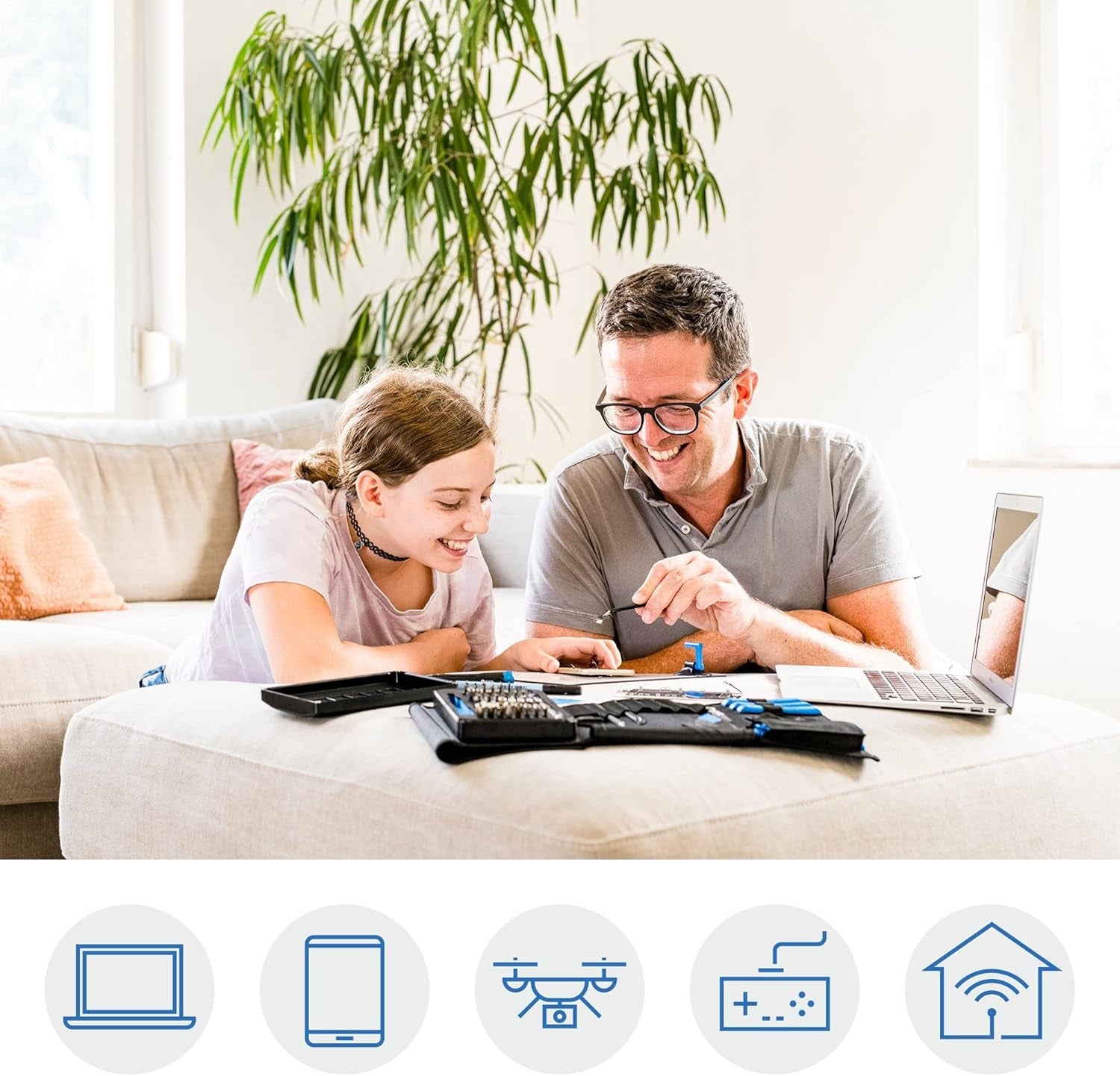 Pro Tech Toolkit - Electronics, Smartphone, Computer & Tablet Repair Kit