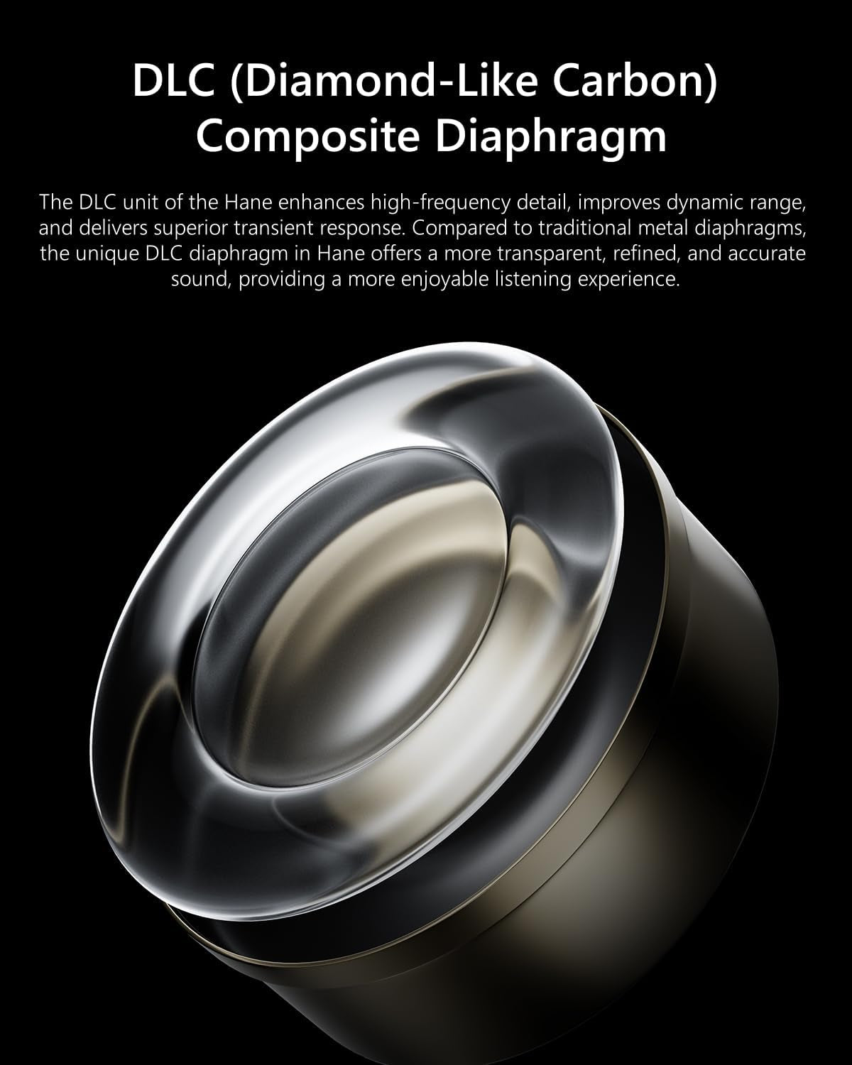 Arpegear Hane IEM Earbuds, High-Fidelity Sound, 16 Tuning Options, Feathered Backplate, Detachable Cable, Comfortable Fit, High-Resolution in Ear Monitors for Musicians & Gamers (Black)