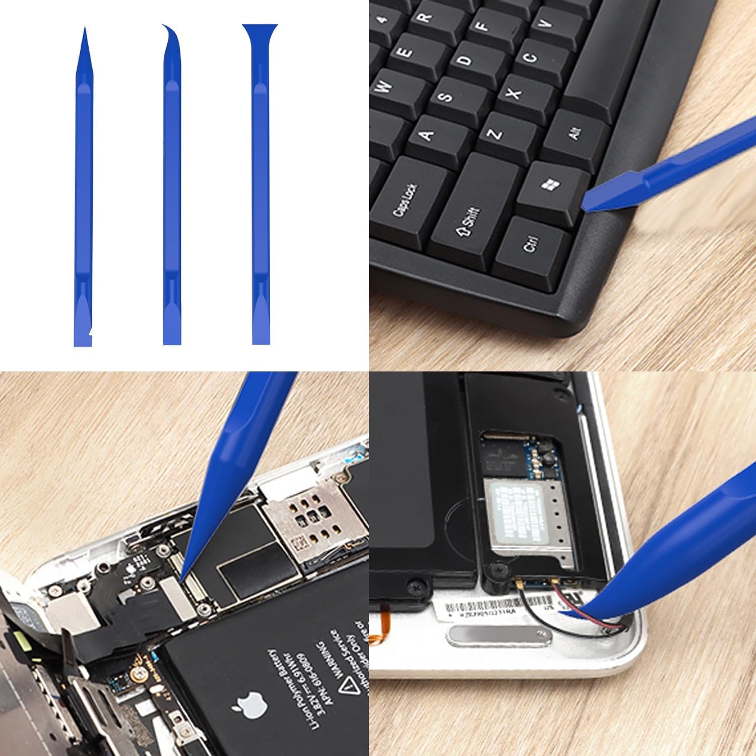 Pry Bar Pry Tool Set 10 Pieces of Opening Tools for You to Pry and Open Iphone, Laptop, Ipad, Mobile Phone, Macbook, Tablet, Computer, Electronic Products for Repair and Battery Replacement