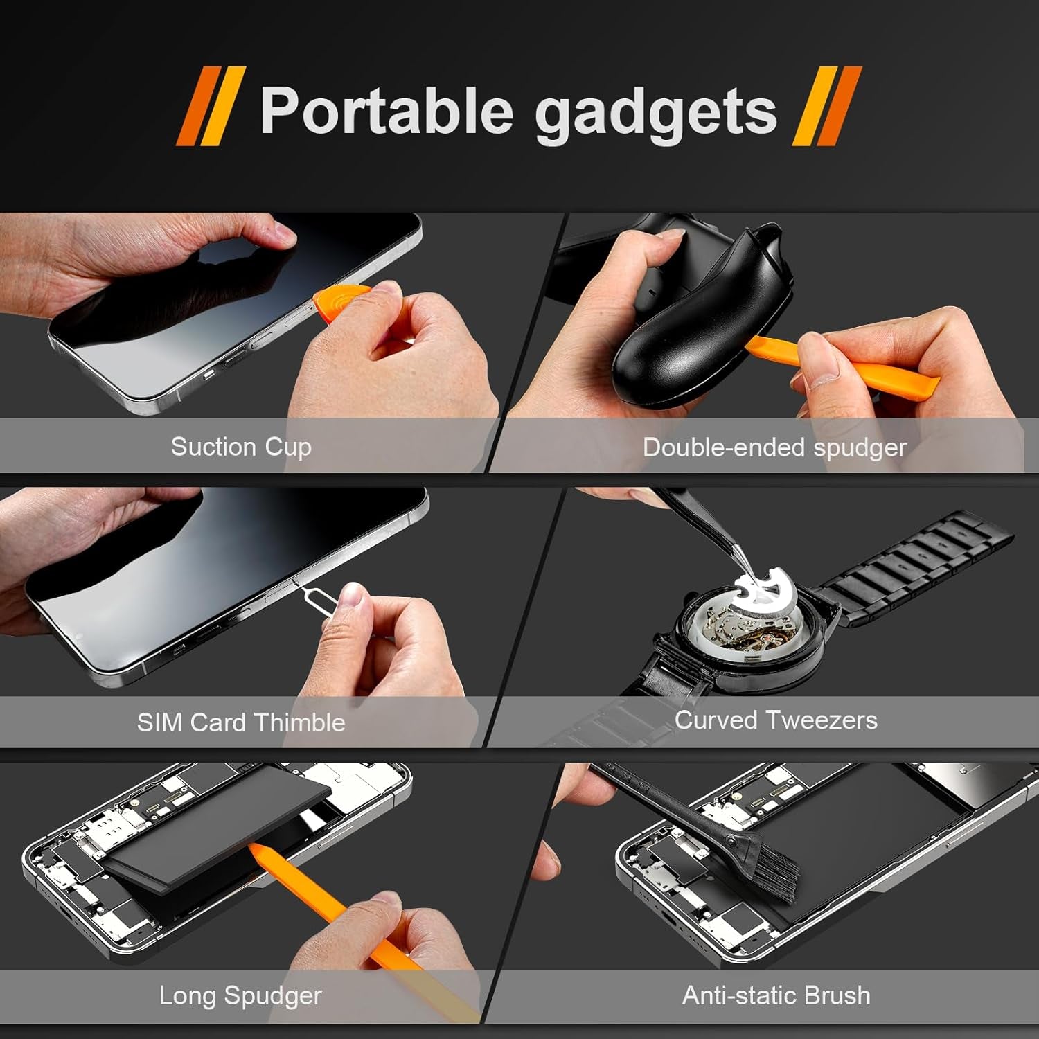 38Pcs Small Precision Screwdriver Set, Tool Gifts for Men, Christmas Gifts for Him with Torx T5, T6, Repair Tool Kit for Macbook, Computer, Laptop, Iphone, PS4 PS5, Xbox, Switch, Glasses, Watch