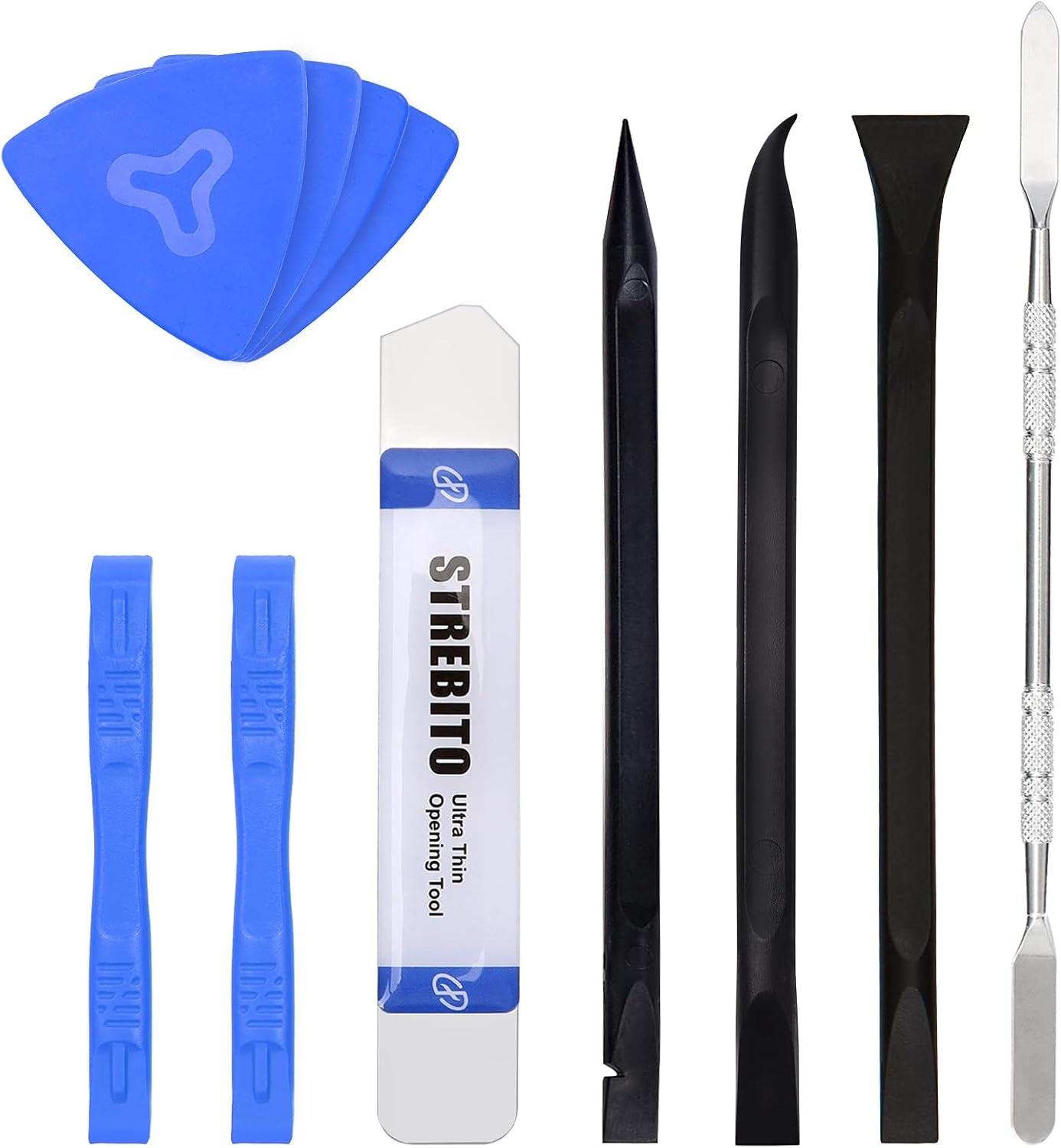 Spudger Pry Tool Kit 11 Piece Opening Tool, Plastic & Metal Spudger Tool Kit, Ultimate Prying & Open Tool for Iphone, Laptop, Ipad, Cell Phone, Macbook, Tablet, Computer, Electronics Repair