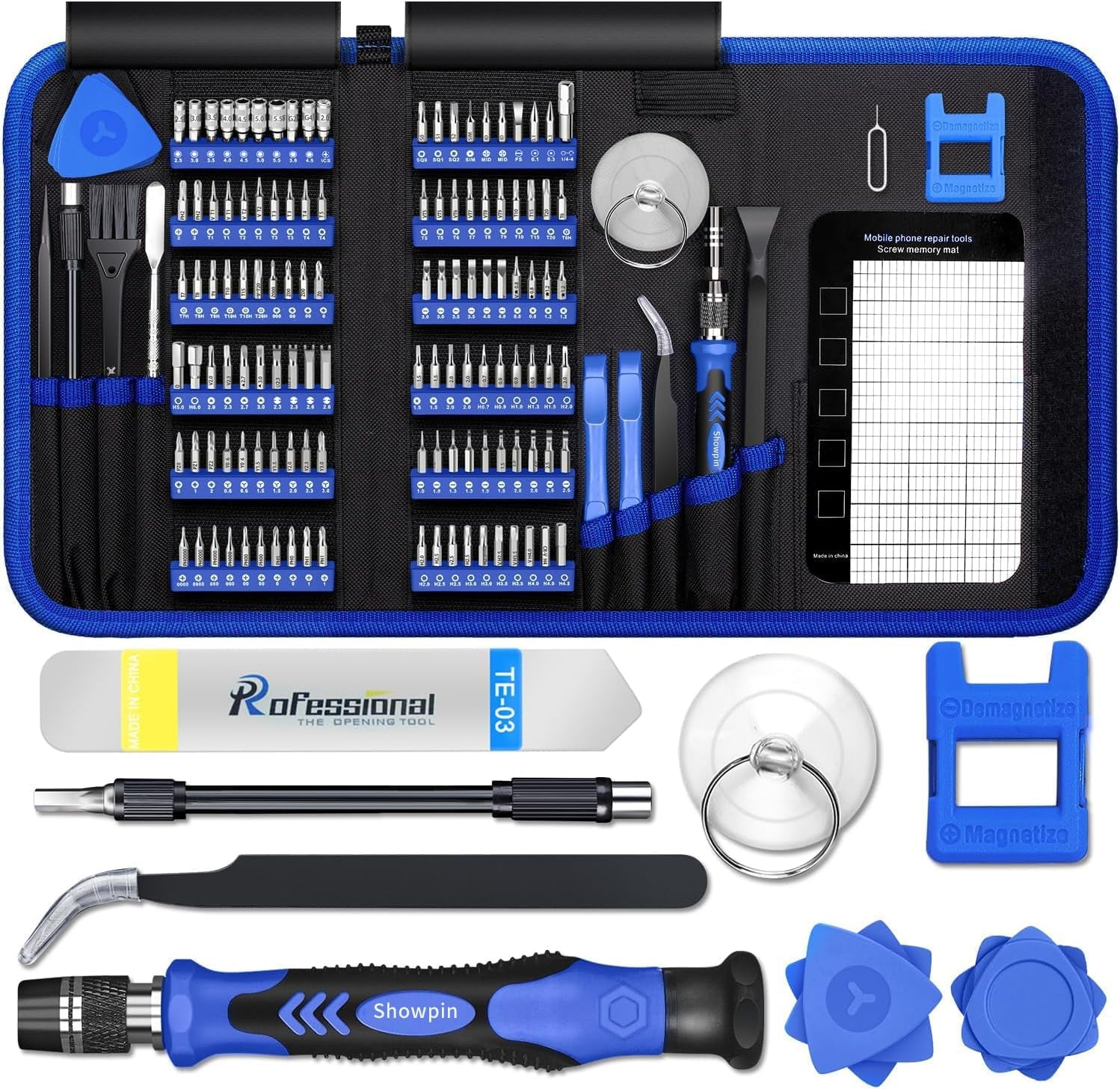 Electronics Precision Screwdriver Set: Laptop Tool Kit with 120 Megnatic Bits for Computer PC Iphone Xbox PS4 Switch RC Repair Suitable for IT Tech DIY