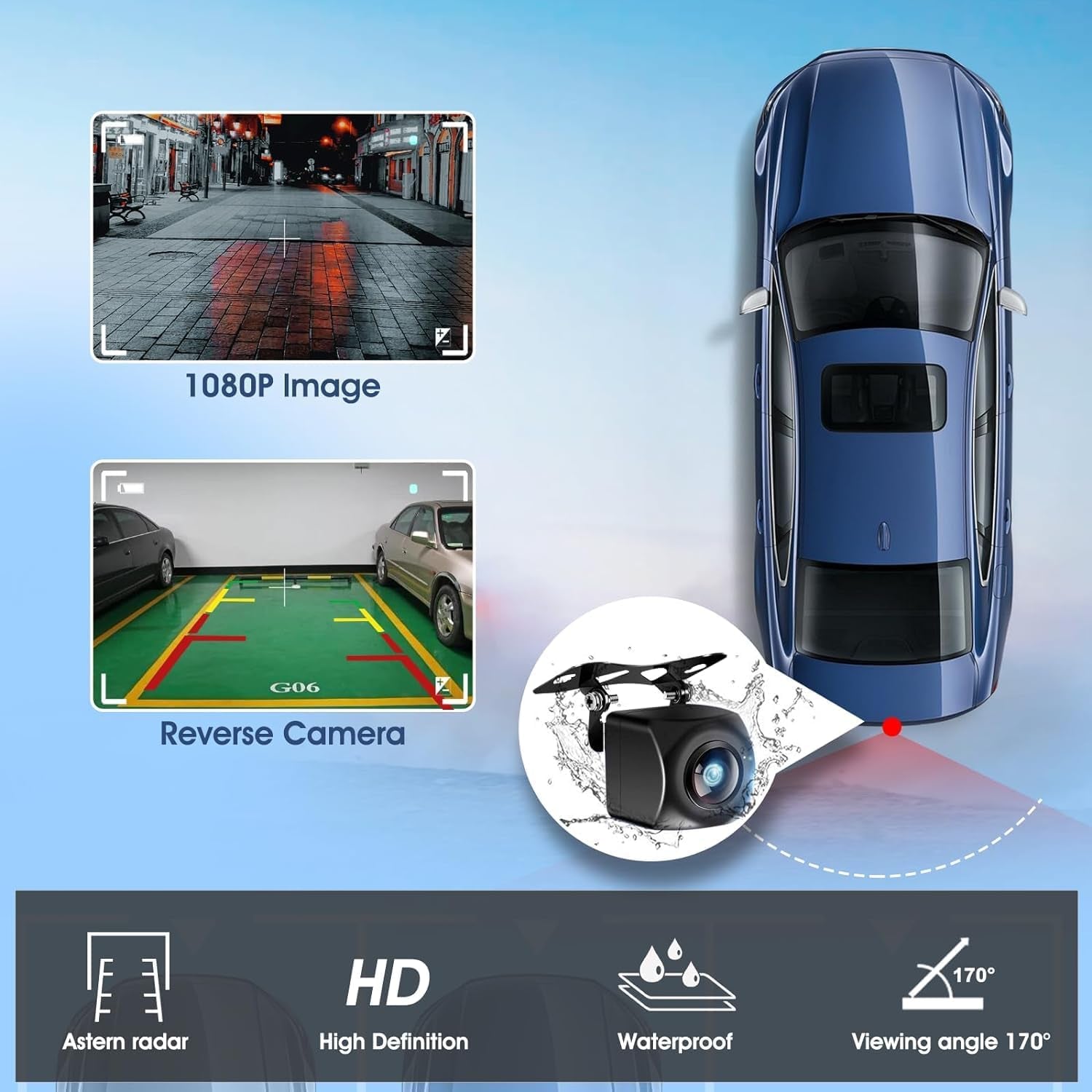 Portable Wireless Carplay Car Stereo, 7" HD Touchscreen for Car with Apple Carplay & Android Auto with Mirror Link/Backup Camera/Siri/Bluetooth/Navigation/Aux for All Vehicles