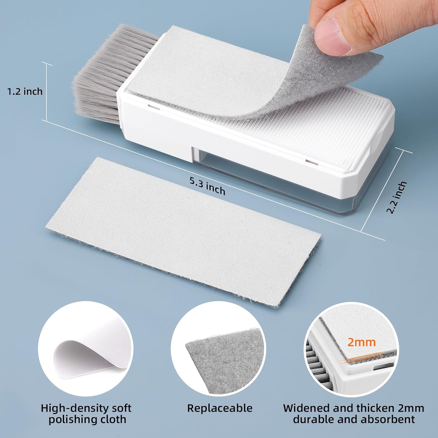 Keyboard Cleaning Kit Laptop Cleaner, All-In-One Computer Screen Cleaning Brush Tool, Multi-Function PC Accessories Electronic Cleaner for Ipad Iphone Pro Earbuds Camera Monitor with Patent