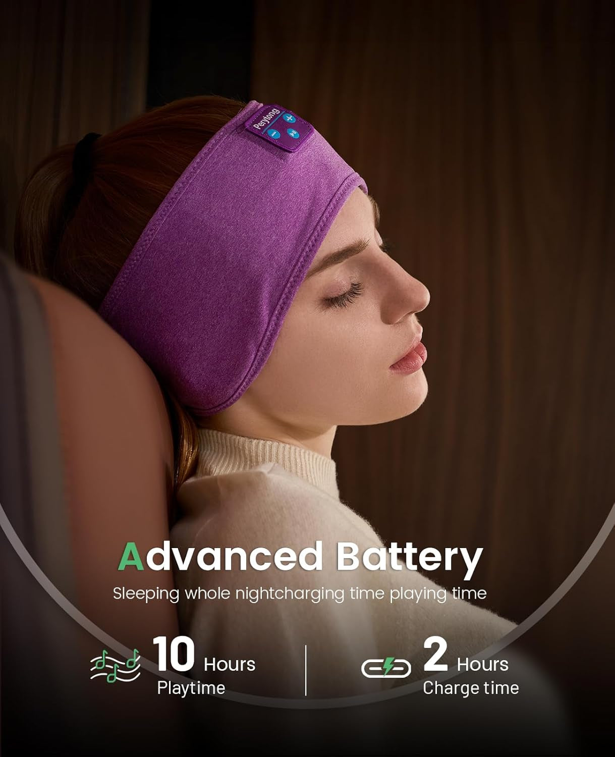 Sleep Headphones Bluetooth Headband, Sports Wireless Earphones Sleeping Earbuds with Ultra-Thin HD Stereo Speaker Headphones for Sleeping Workout Running Cool Gadgets Unique Gifts