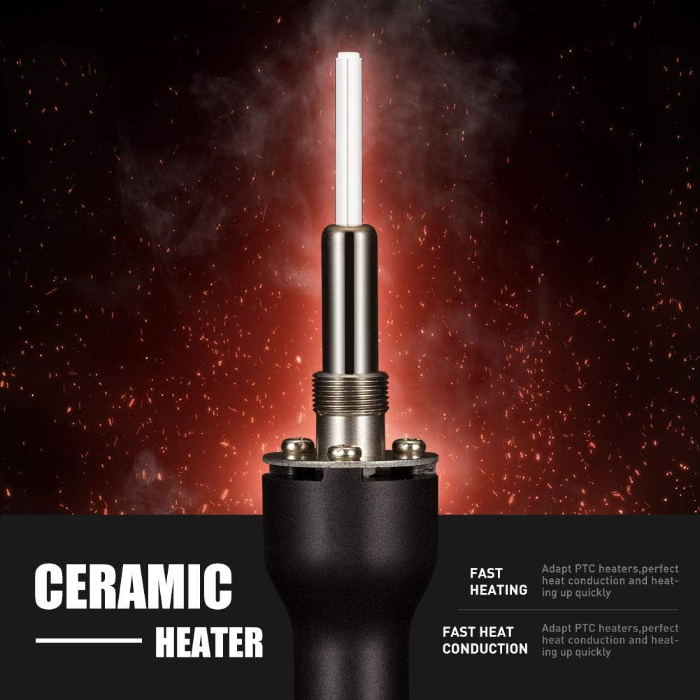 Soldering Iron Kit Solder Gun - 110V 80W Digital Solder Iron Temperature Adjustable Auto Standy Auto Shut down Welding Tools Soldering Kit for Electronic Production/Soldering/Desoldering