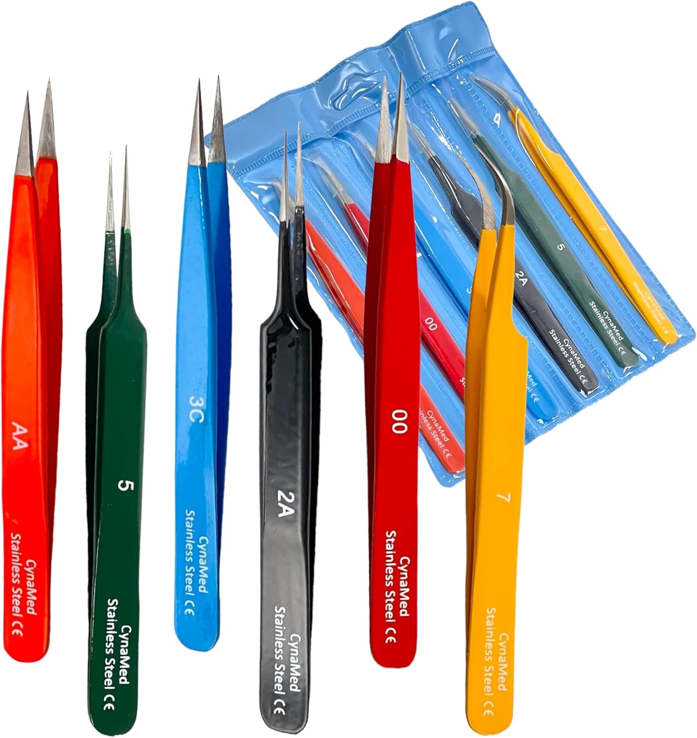 Lot of 6 Jewelry Repair Tweezers Jewelry Nipper Repair Hand Tool Diy Soldering, Electronic Device Repair, Jewelry Crafting ()