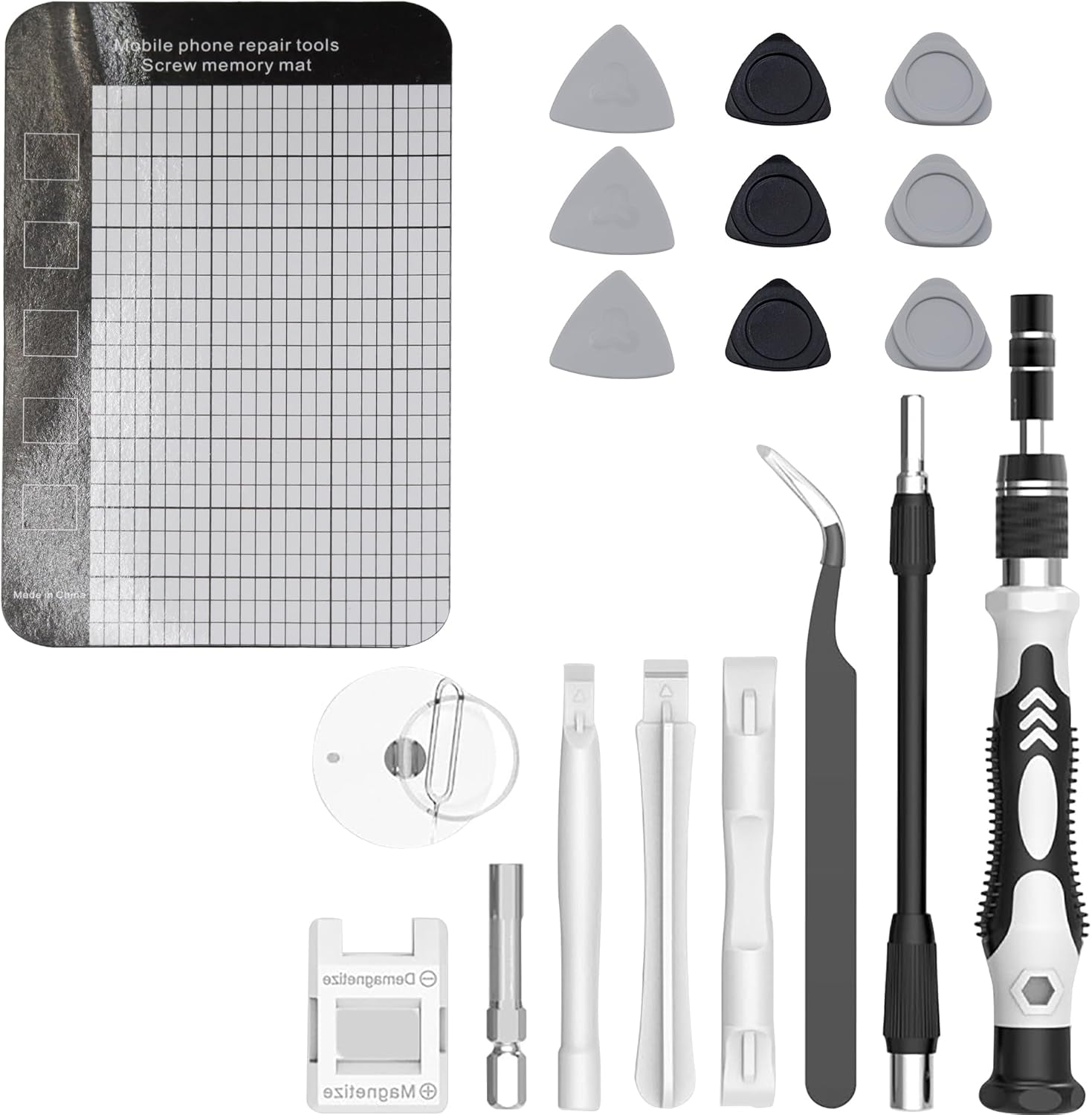 Computer Tool Kit, 122 in 1 Small Magnetic Repair Tool Kit with Case, Electronic Repair Kit for Computer, Iphone, PC, Cellphone, Laptop, Nintendo, PS4, Game Console, Watch, Eyeglasses