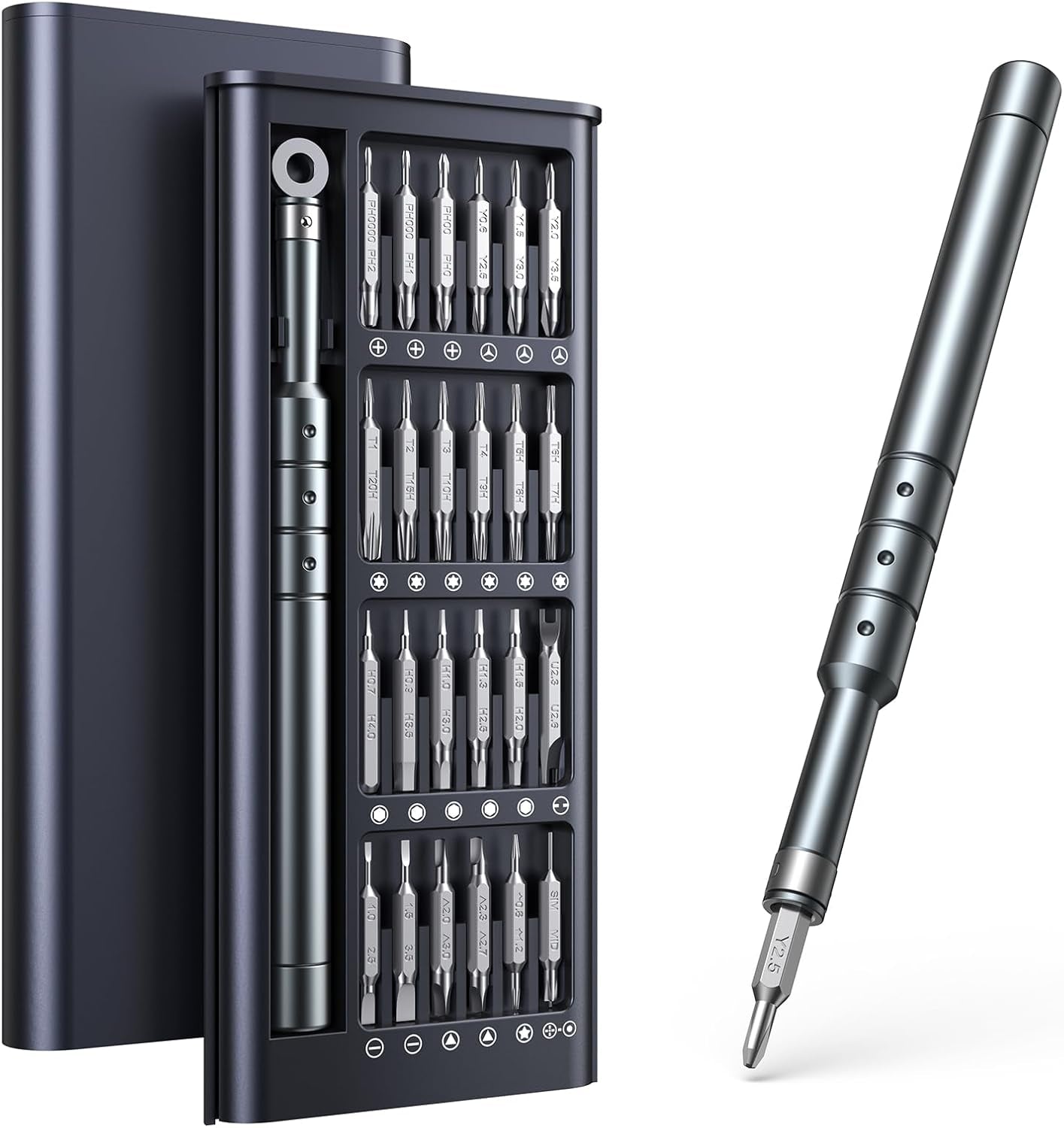 52 in 1 Small Precision Screwdriver Set with Torx, Valentines Day Gifts Gadgets for Men Him, Magnetic Mini Repair Tool Kit for Electronic, Eyeglasses, Watch, Ring Doorbell, Laptop, PS5/4