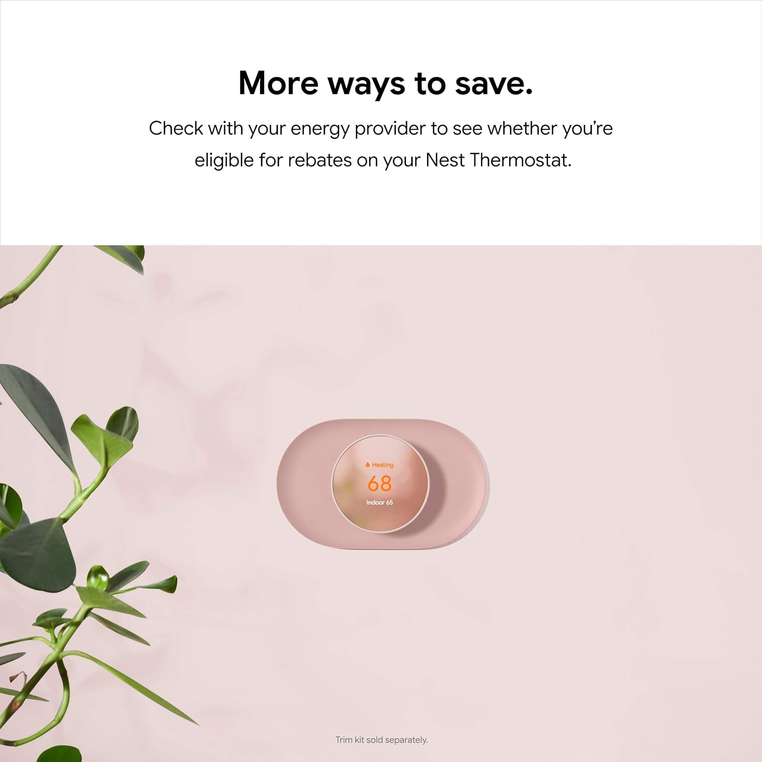 Nest Thermostat - Smart Thermostat for Home - Programmable Wifi Thermostat - Snow